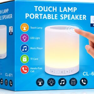 مصباح لمس LED مع سماعة محمولة MP3 موديل CL-671